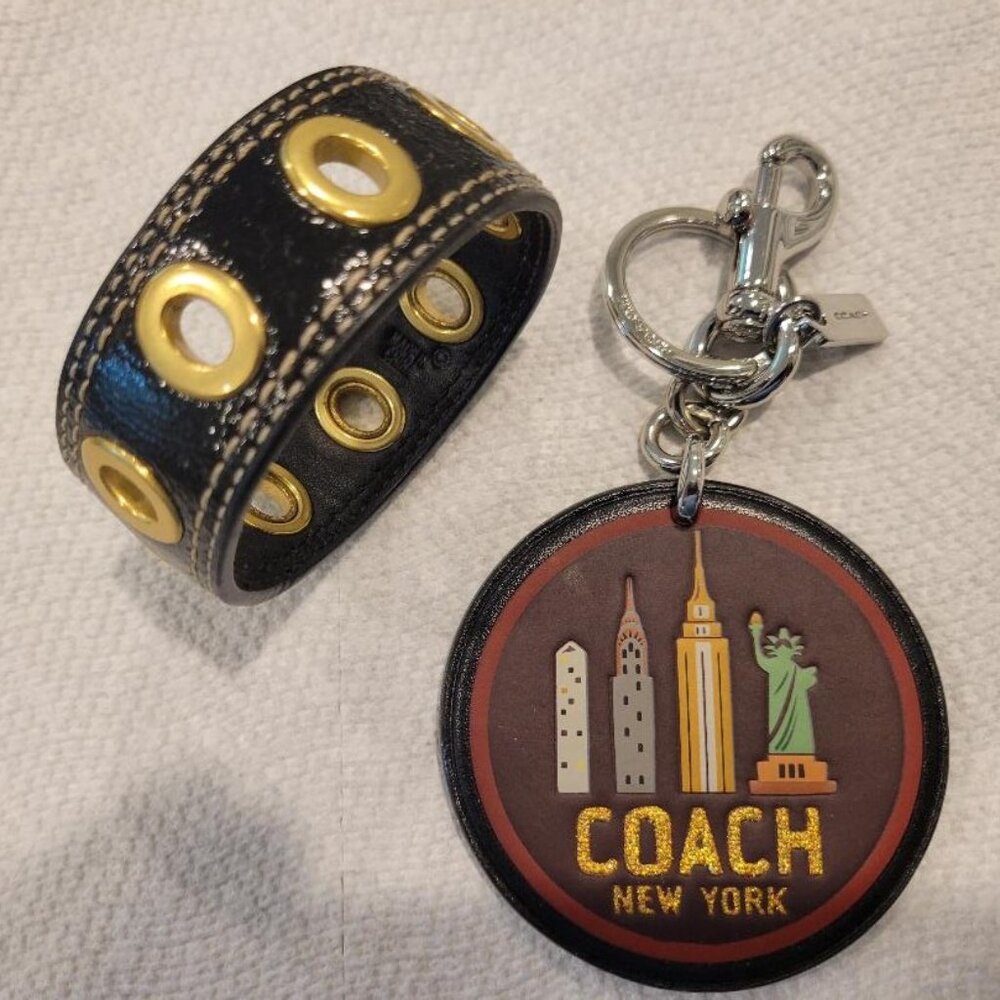 COACH KEY CHAIN & BRACELET